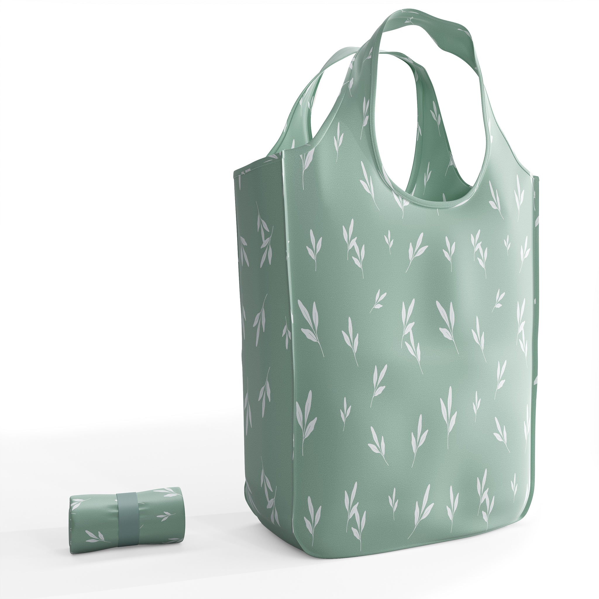 ★TOUT Y EST★ BLUER TOTE BAG Large SAGE GREEN NC2300BG01SG SOHO - Two Toned Evergreen Tote Bag – Heather Taylor Home